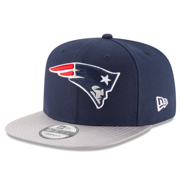 New England Patriots New Era Super Bowl LI Side Patch Sideline 9FIFTY Snapback Hat - Navy
